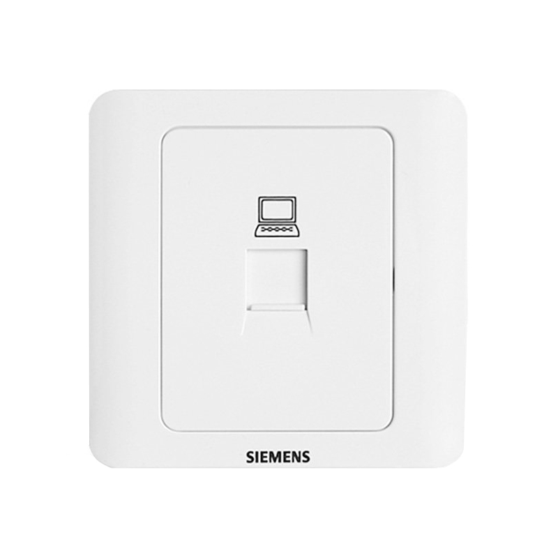 西门子（SIEMENS）远景系列电脑插座面板5TG0121-1CC1