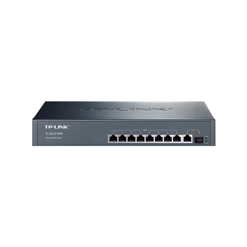 普联（TP-LINK）8口千兆POE交换机TL-SG1210PE