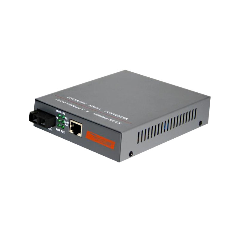 普兰康尼千兆单模双纤光纤收发器T28810W