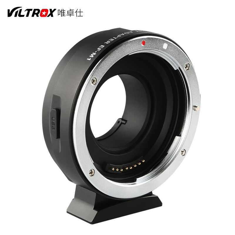 唯卓仕viltroxefm1转接环佳能镜头转m43卡口松下gh5s奥林巴斯相机转接