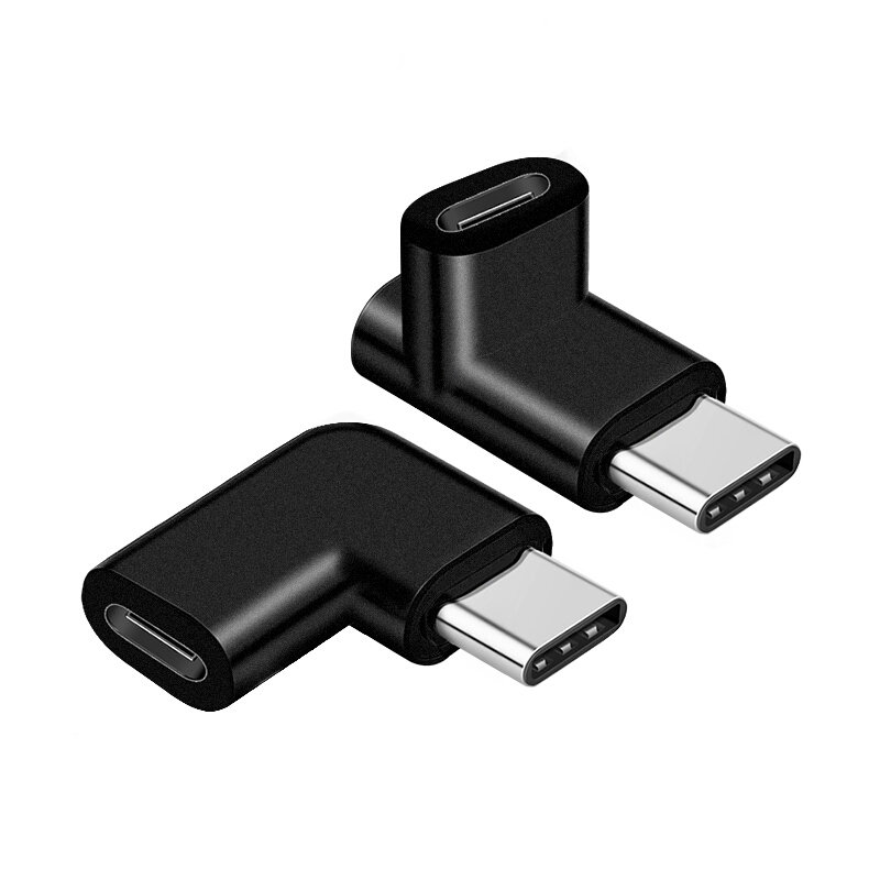 aprilbuy数据线转换器typec弯头公对母15华为13苹果macbook笔记本mate