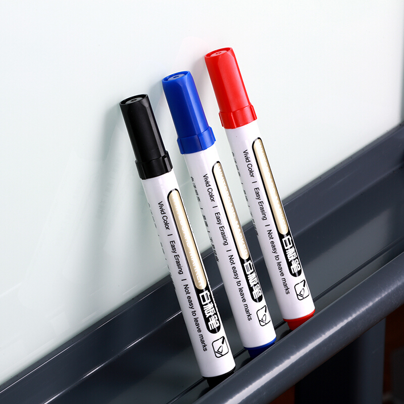 得力(deli) 6811 办公会议白板笔 可擦易擦红色 10支/盒 【报价,品牌,