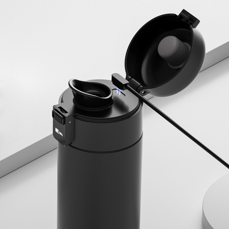 华为智选 哈尔斯智能保温杯 450ml茶水分离水杯子316不锈钢男女车载