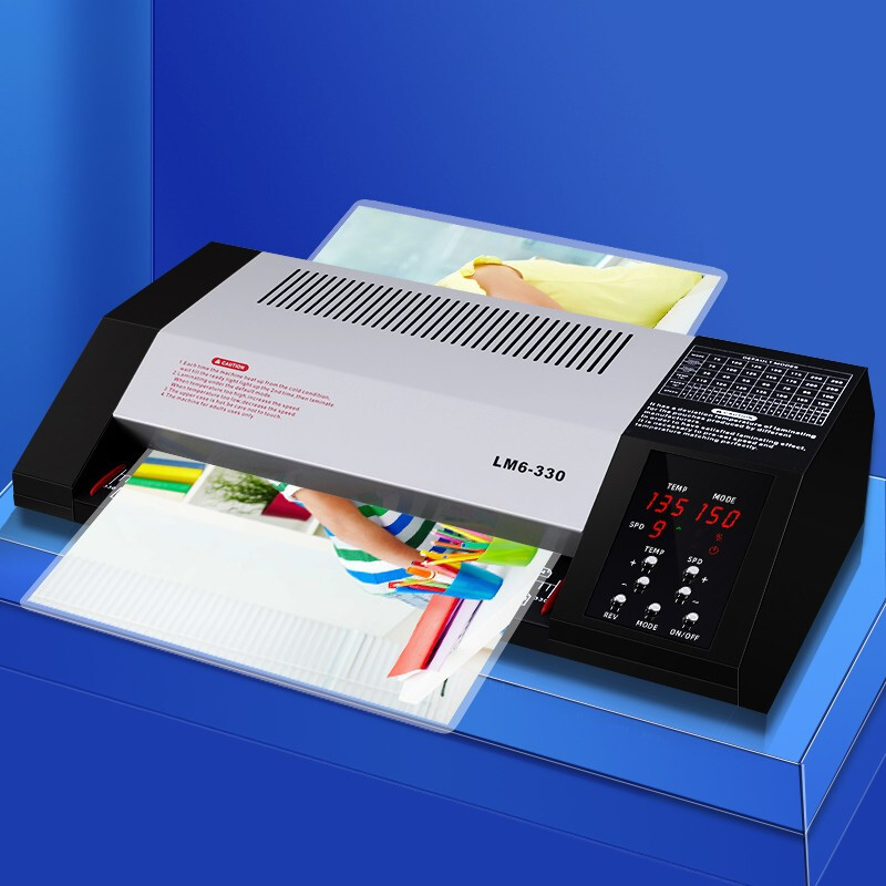 古德lm63306胶辊塑封机a3a4过塑机lm6照片过胶机铁壳冷裱机相片封塑机