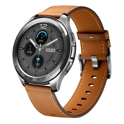 vivo wa2056 手表46mm 锋尚银 24h健康监测 18天强劲长续航 血氧心率