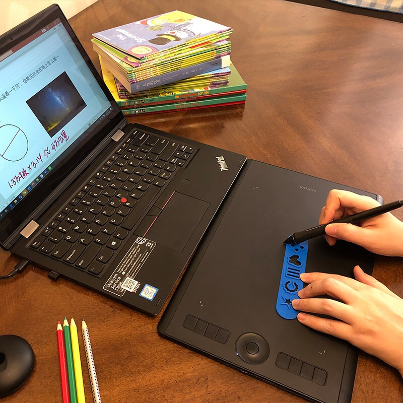 和冠wacom影拓prointuospro数位板绘画板手绘板电脑绘图板触控蓝牙pth