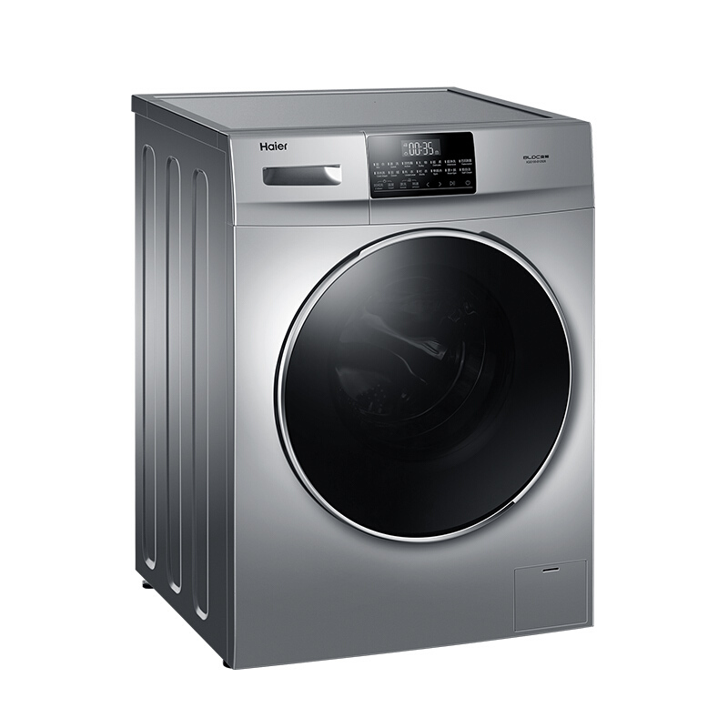 海尔haierxqg100b1292610公斤滚筒洗衣机家用变频触控面板巴氏除菌