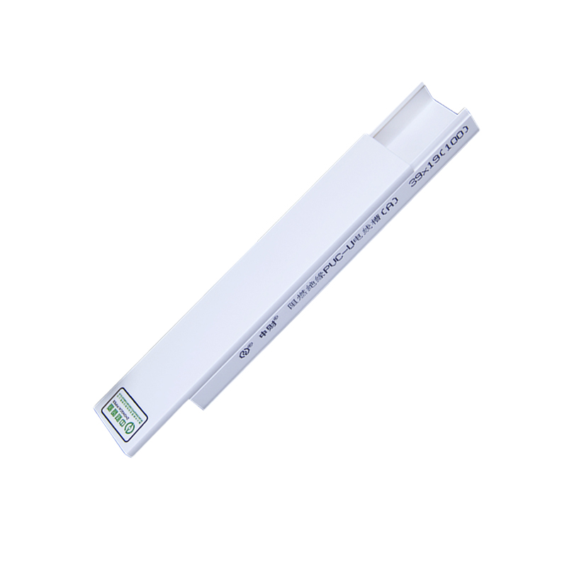 中财管道PVC-U阻燃绝缘电线槽PVC电线槽2米每条规格