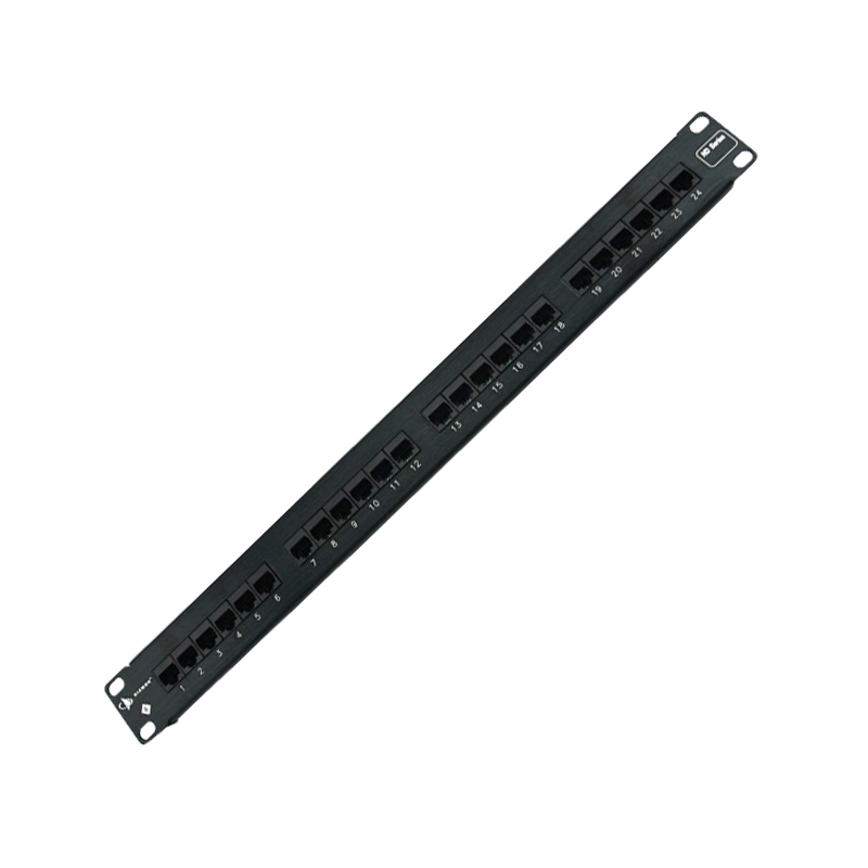 西蒙（SIEMON）24口六类非屏蔽含模块配线架HD6-24