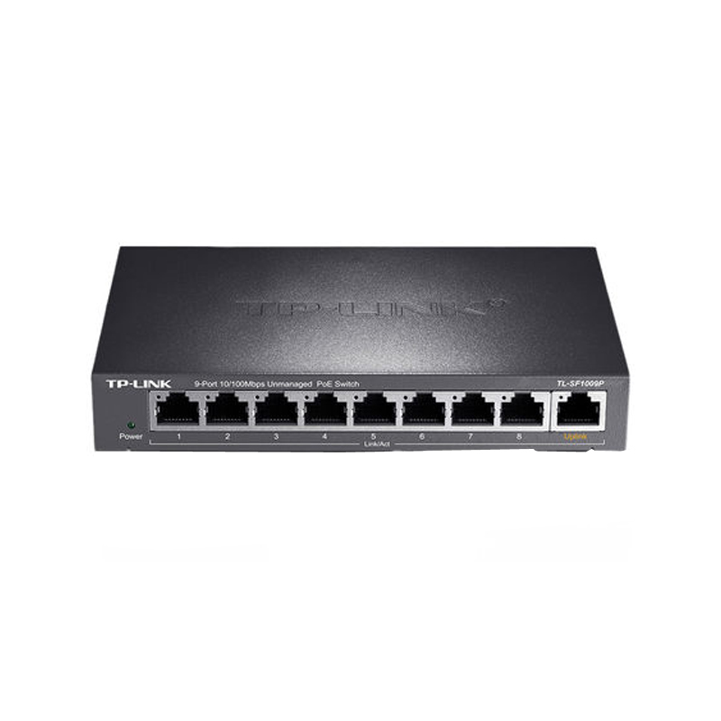 普联（TP-LINK）8口百兆POE交换机TL-SL1210P