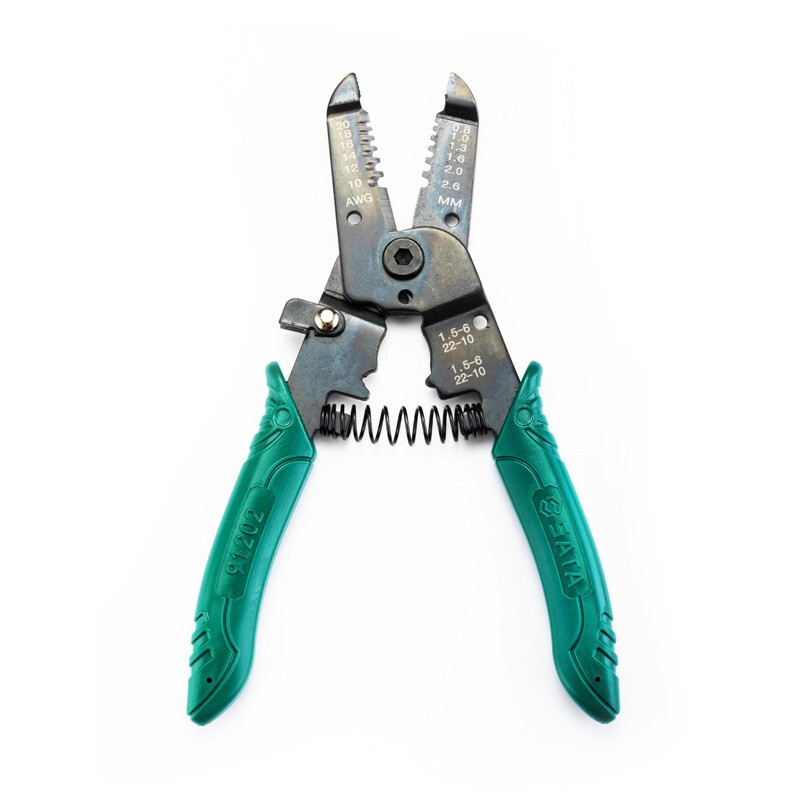 世达sata91202带刃口剥线钳7寸